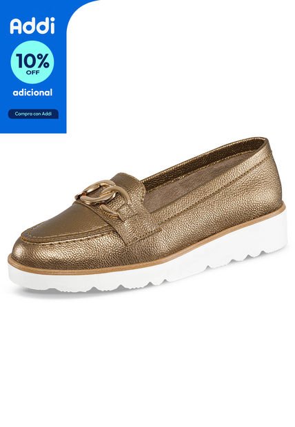 Mocasines Zaret Bronce Para Mujer Croydon