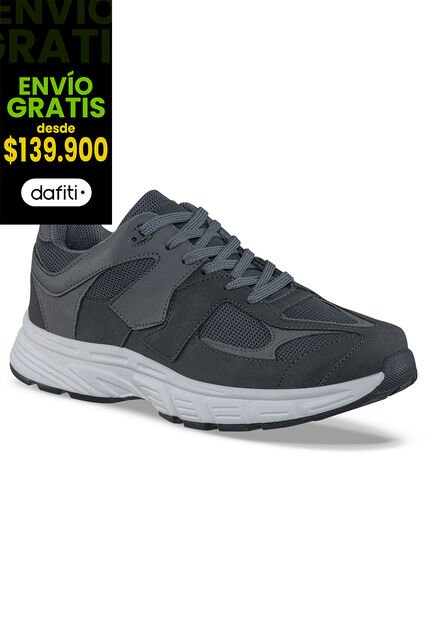 Tenis Urbanos Tyron Gris Croydon Para Hombre