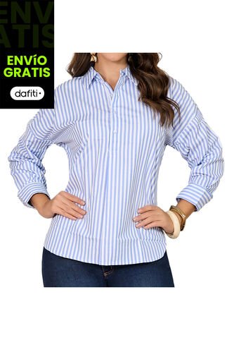 Blusa Leti Azul Croydon Para Mujer Croydon