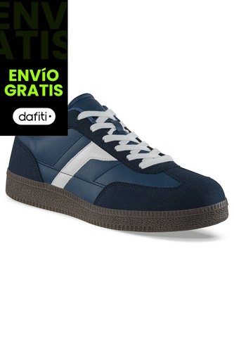Tenis Casuales Ilor Azul Osc Croydon Para Hombre Croydon