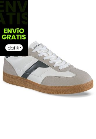 Tenis Casuales Ilor Beige-Verde Croydon Para Hombre Croydon