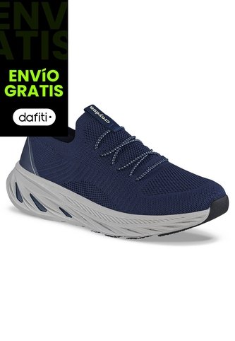 Tenis Para Caminar Sefican Azul Osc Croydon Para Hombre Croydon