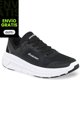 Tenis Running Sanol Negro Para Hombre Croydon Croydon