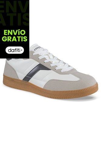 Tenis Casuales Ilor Beige-Gris Croydon Para Hombre Croydon