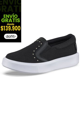 Tenis Casuales Cres Negro Croydon Para Mujer Croydon
