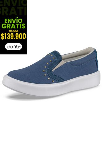 Tenis Casuales Cres Azul Croydon Para Mujer Croydon