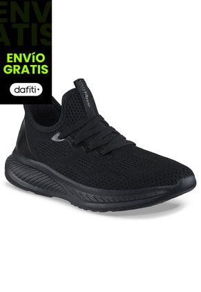 Tenis Para Caminar Oiril Negro Croydon Para Mujer