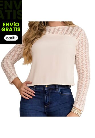 Blusa Oriana Marfil Croydon Para Mujer Croydon