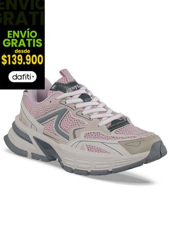 Tenis Urbanos Guxet Rosa-Gris Croydon Para Mujer Croydon