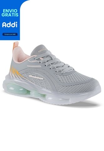 Tenis Running Lumo Gris Osc Croydon Para Mujer Croydon