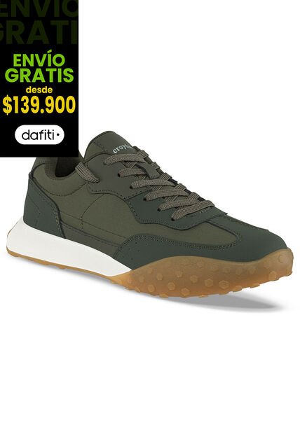 Tenis Urbanos Magol Verde Croydon Para Mujer