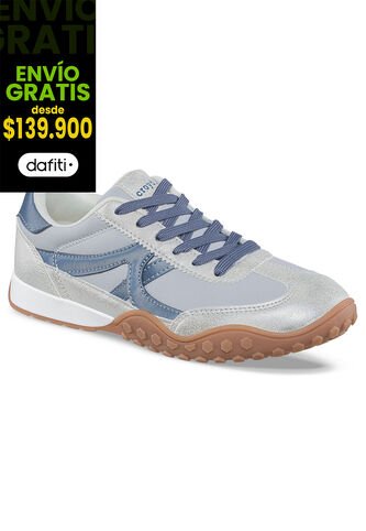 Tenis Urbanos Tebar Gris Croydon Para Mujer Croydon