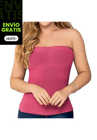 Blusa Coqueta Fucsia Croydon Para Mujer Croydon