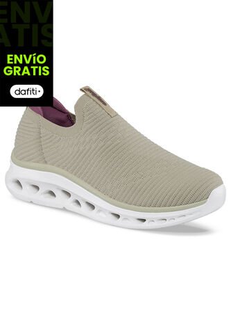 Tenis Running Pedzy Beige Para Mujer Croydon Croydon