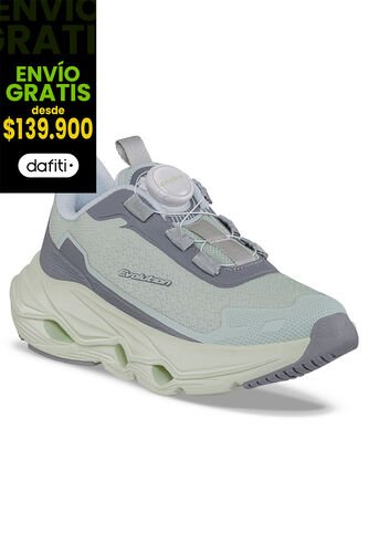 Tenis Running Graw Verde-Gris Croydon Para Niña Croydon