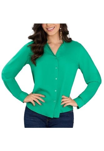 Blusa Ela Verde Croydon Para Mujer Croydon