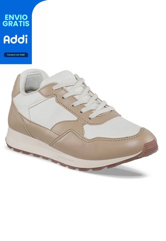 Tenis Asiya Beige Croydon Para Mujer Croydon