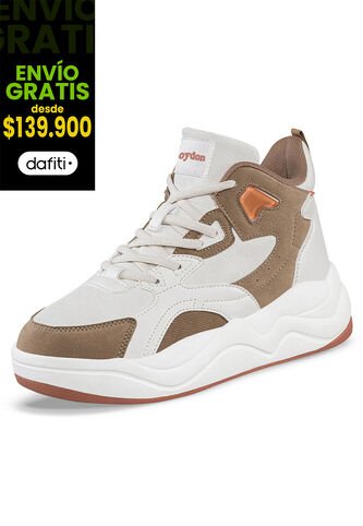 Tenis Urbanos Ysor Beige Croydon Para Mujer Croydon