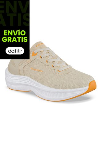 Tenis Running Racod Beige Croydon Para Mujer Croydon