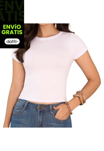 Camiseta Ginger Blanco Croydon Para Mujer Croydon