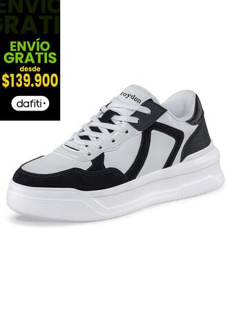 Tenis Casuales Danz Blanco-Negro Croydon Para Mujer Croydon