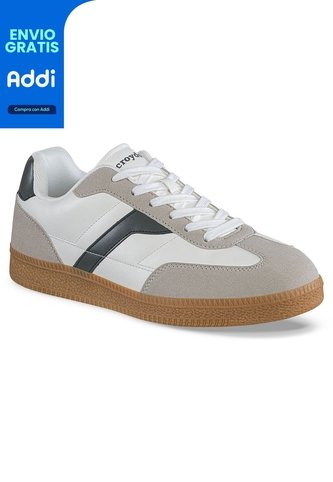 Tenis Casuales Ilor Beige-Verde Croydon Para Hombre Croydon