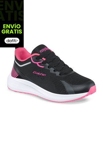 Tenis Running Tarol Negro Para Niña Croydon Croydon