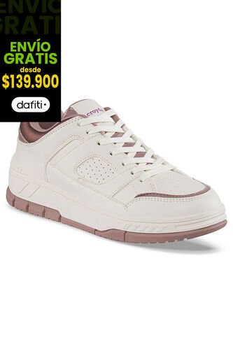 Tenis Casuales Yorzen Beige-Café Croydon Para Mujer Croydon