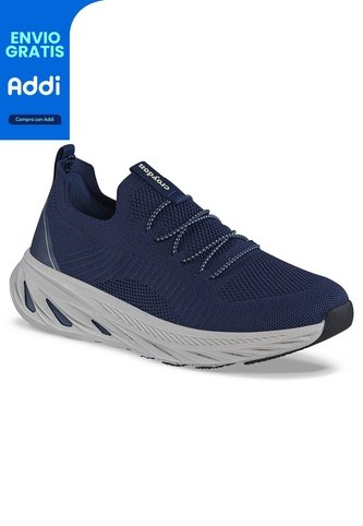 Tenis Para Caminar Sefican Azul Osc Croydon Para Hombre Croydon