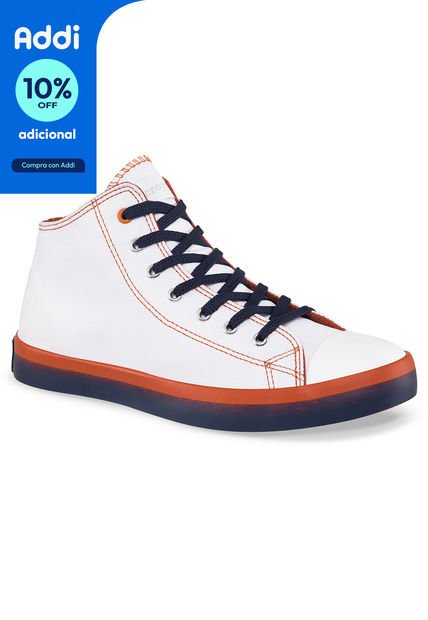 Tenis Squid Alto Blanco Para Niño Croydon