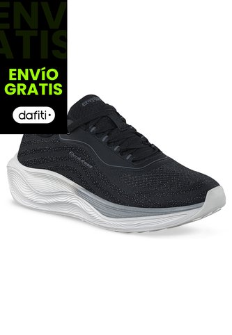 Tenis Running Seph Negro-Gris Croydon Para Mujer Croydon
