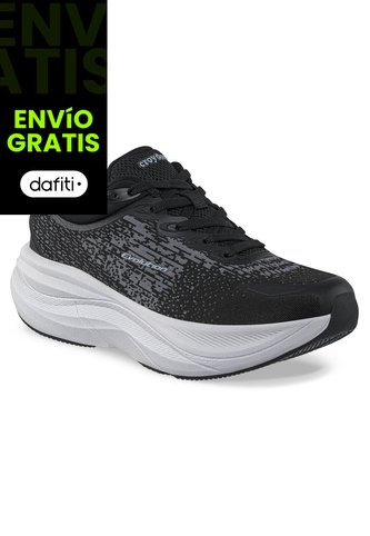 Tenis Running Riteis Negro Croydon Para Mujer Croydon