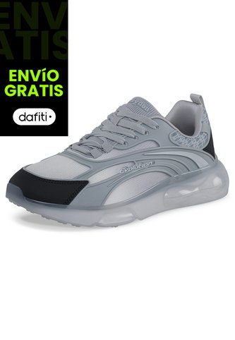 Tenis Running Bazef Gris Croydon Para Hombre Croydon