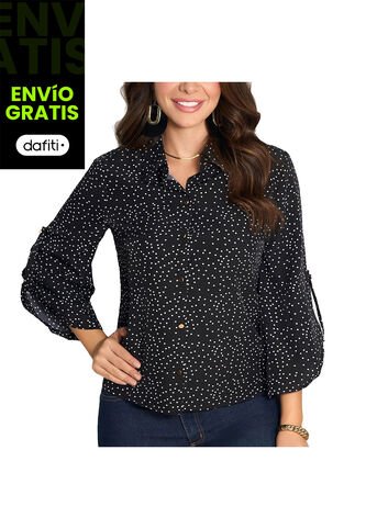 Blusa Jessie Negro Croydon Para Mujer Croydon