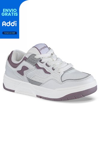 Tenis Urbanos Gimur Blanco Croydon Para Mujer Croydon