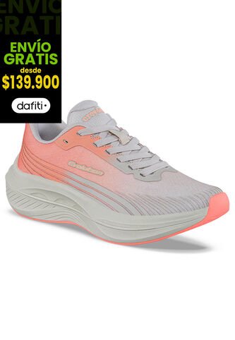 Tenis Running Lafog Beige-Coral Croydon Para Mujer Croydon