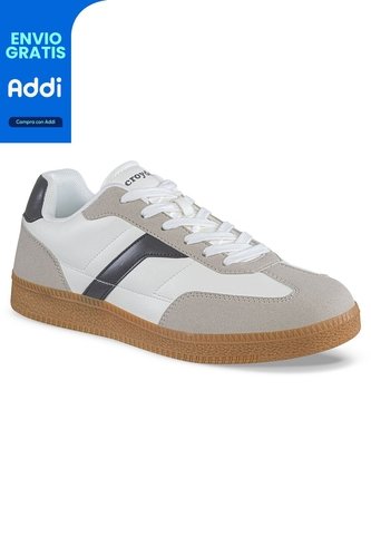Tenis Casuales Ilor Beige-Gris Croydon Para Hombre Croydon