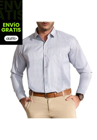 Camisa Bruno Gris Croydon Para Hombre Croydon