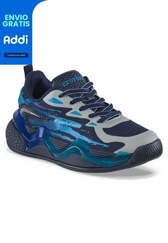 Tenis Running Mertik Azul Croydon Para Niño Croydon