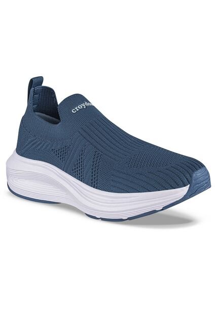 Tenis Para Caminar Wefer Azul Osc Croydon Para Mujer