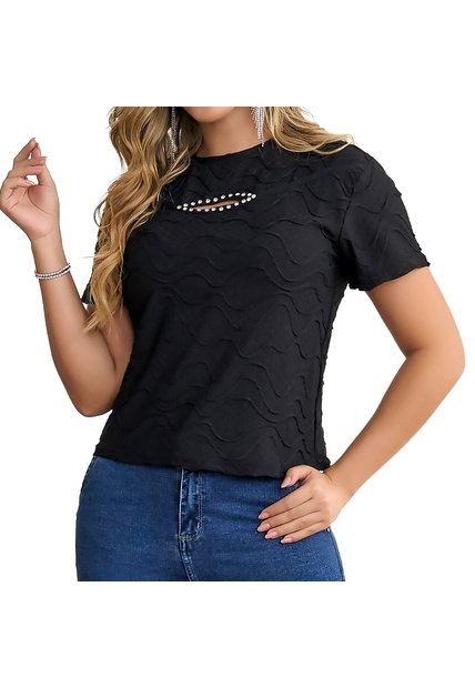 Blusa Deisy Negro Croydon Para Mujer