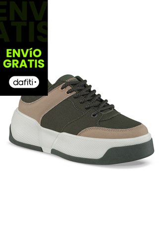 Tenis Casuales Laspo Verde Croydon Para Mujer Croydon