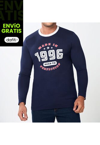 Camibuzo Sergio Azul Croydon Para Hombre Croydon