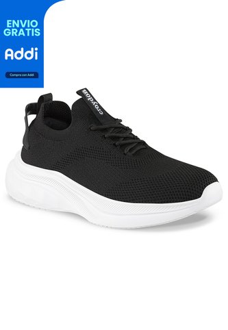 Tenis Para Caminar Sonivo Negro-Blanco Croydon Para Hombre Croydon