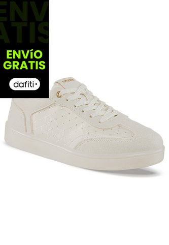 Tenis Urbanos Aurel Beige Croydon Para Mujer Croydon