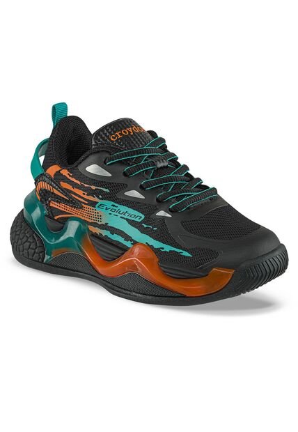 Tenis Running Mertik Negro-Nar Croydon Para Niño
