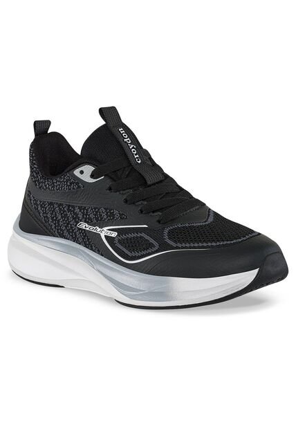 Tenis Running Naki Negro-Gris Croydon Para Mujer