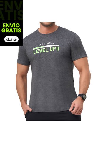 Camiseta Level Gris Osc Croydon Para Hombre Croydon