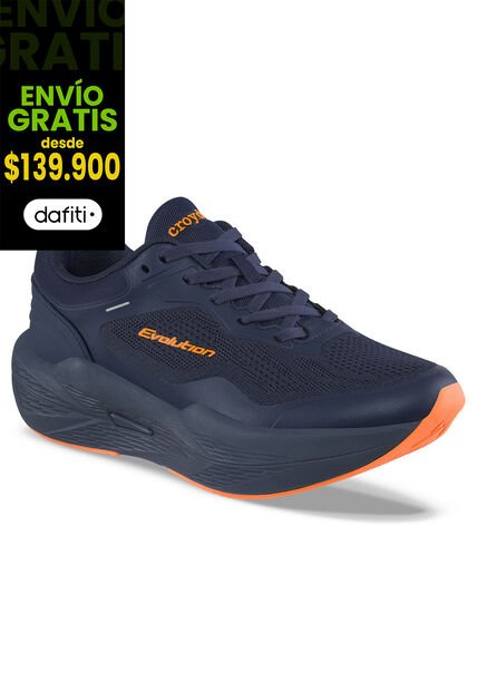 Tenis Running Zimon Azul Osc Croydon Para Hombre