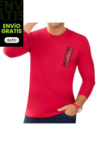 Camibuzo Boston Rojo Croydon Para Hombre Croydon